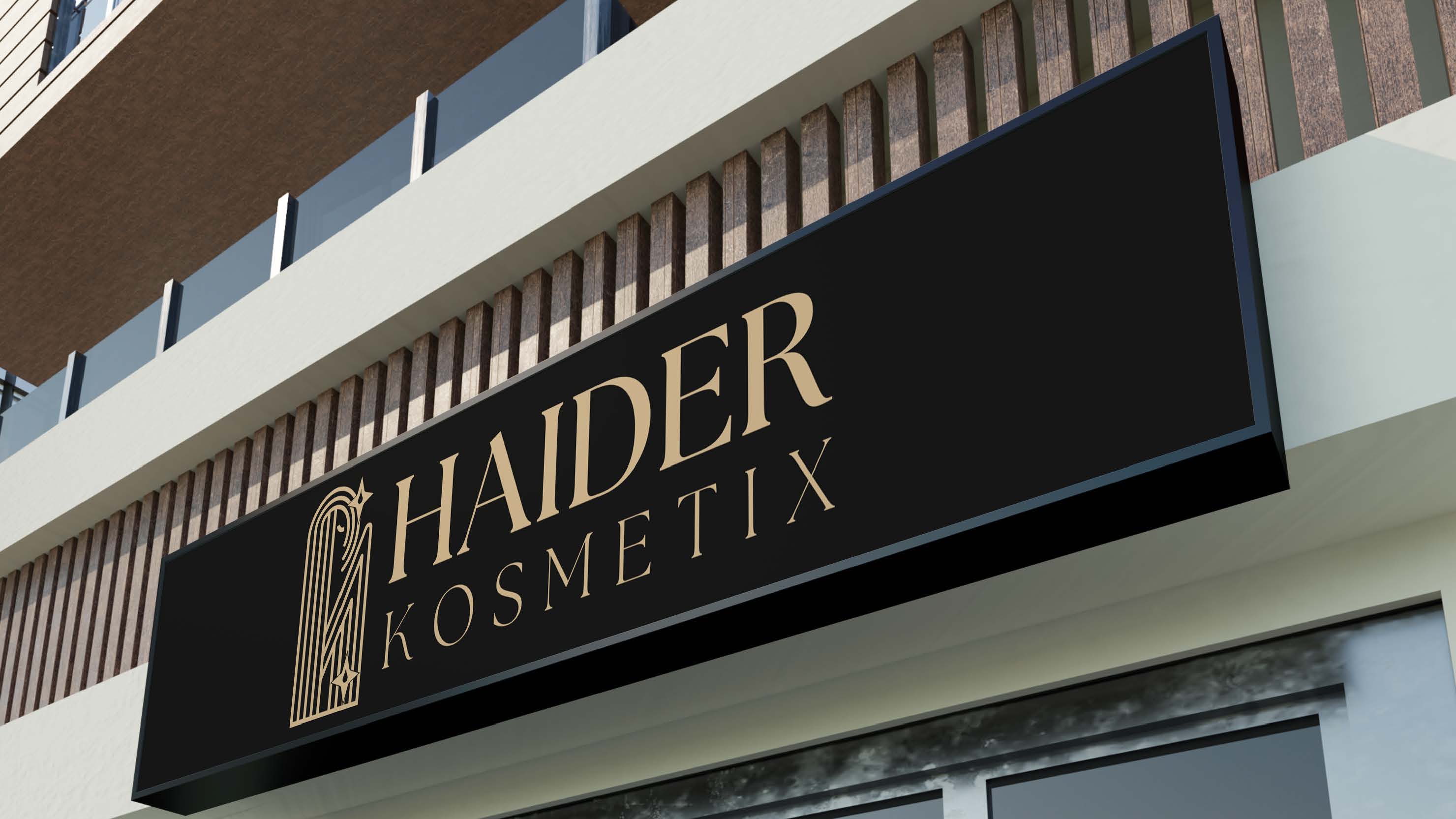 Haider Kosmetix — Brand Mockup